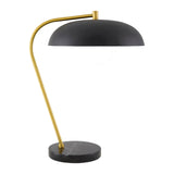 Modern European furniture - Glass Shade Sloped Table Lamp - www.oroa.com
