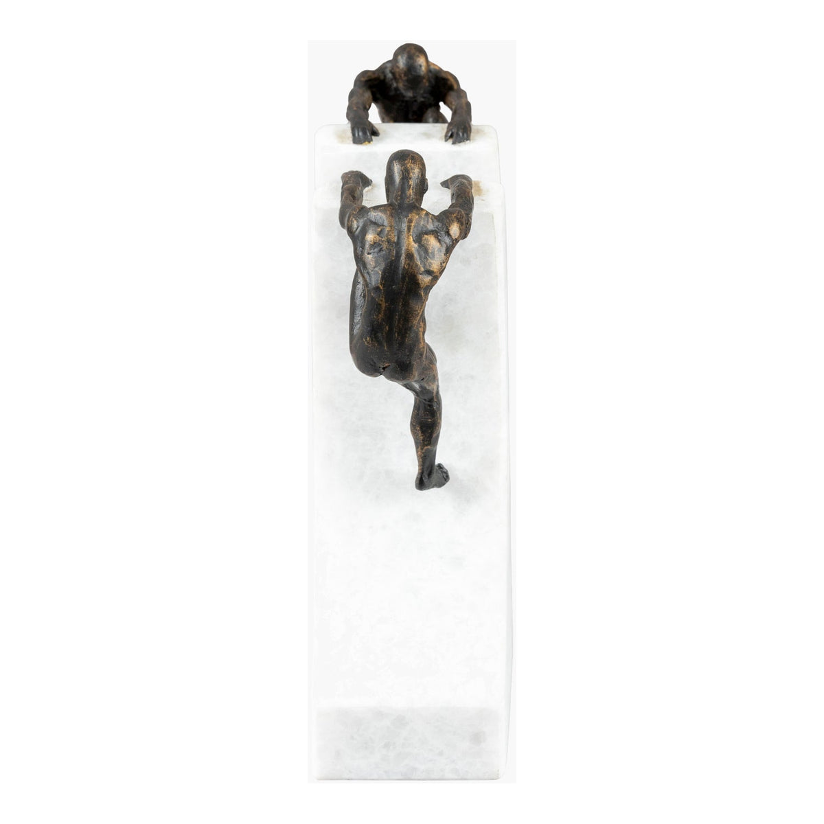 Modern European furniture - Marble & Bronze Bookend Set (2) - www.oroa.com