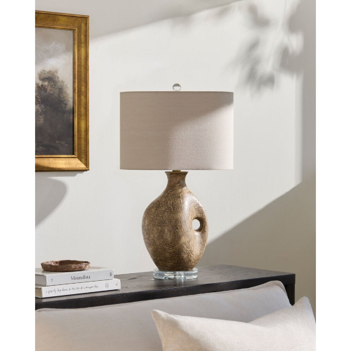 Modern European furniture - Painted Vase Inspired Table Lamp - www.oroa.com