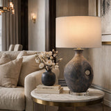 Modern European furniture - Painted Vase Inspired Table Lamp - www.oroa.com