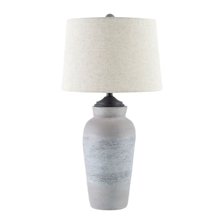 Modern European furniture - Gray Paper Accent Table Lamp - www.oroa.com