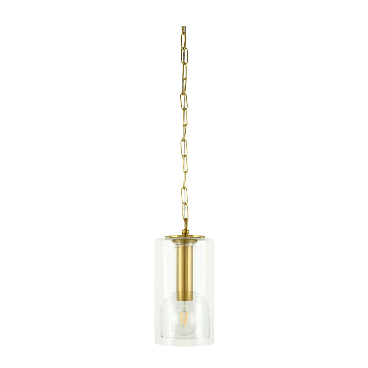 Modern European furniture - Clear Glass Accent Pendant Light - www.oroa.com