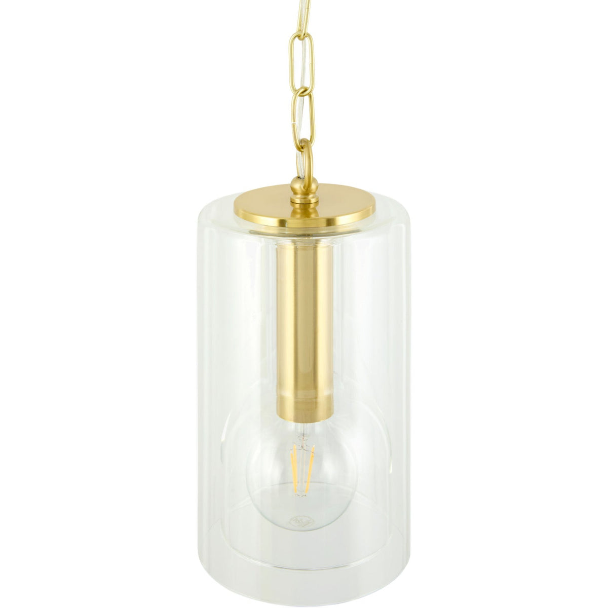 Modern European furniture - Clear Glass Accent Pendant Light - www.oroa.com