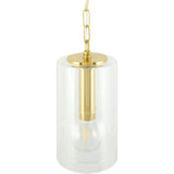 Modern European furniture - Clear Glass Accent Pendant Light - www.oroa.com