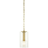 Modern European furniture - Clear Glass Accent Pendant Light - www.oroa.com