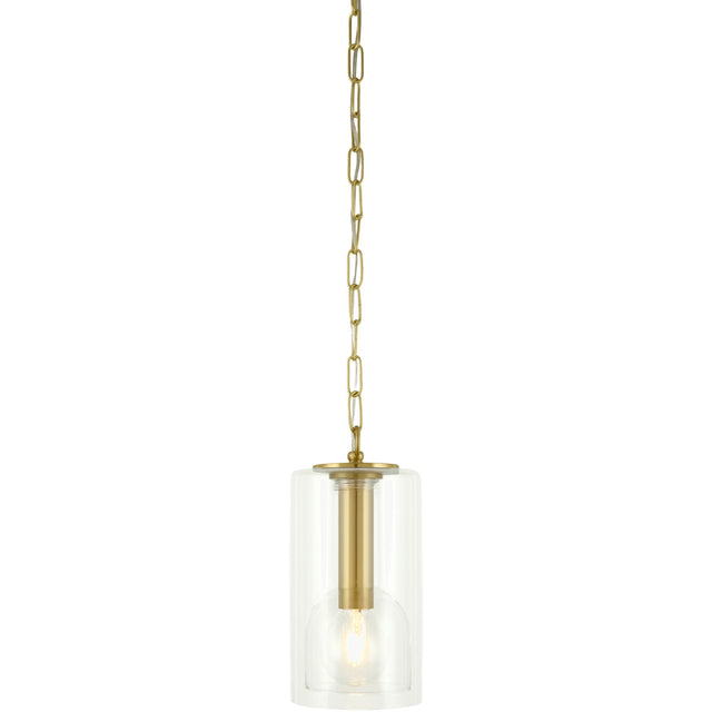 Modern European furniture - Clear Glass Accent Pendant Light - www.oroa.com