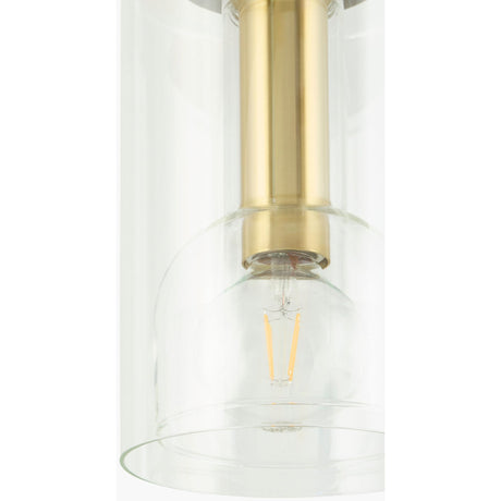 Modern European furniture - Clear Glass Accent Pendant Light - www.oroa.com