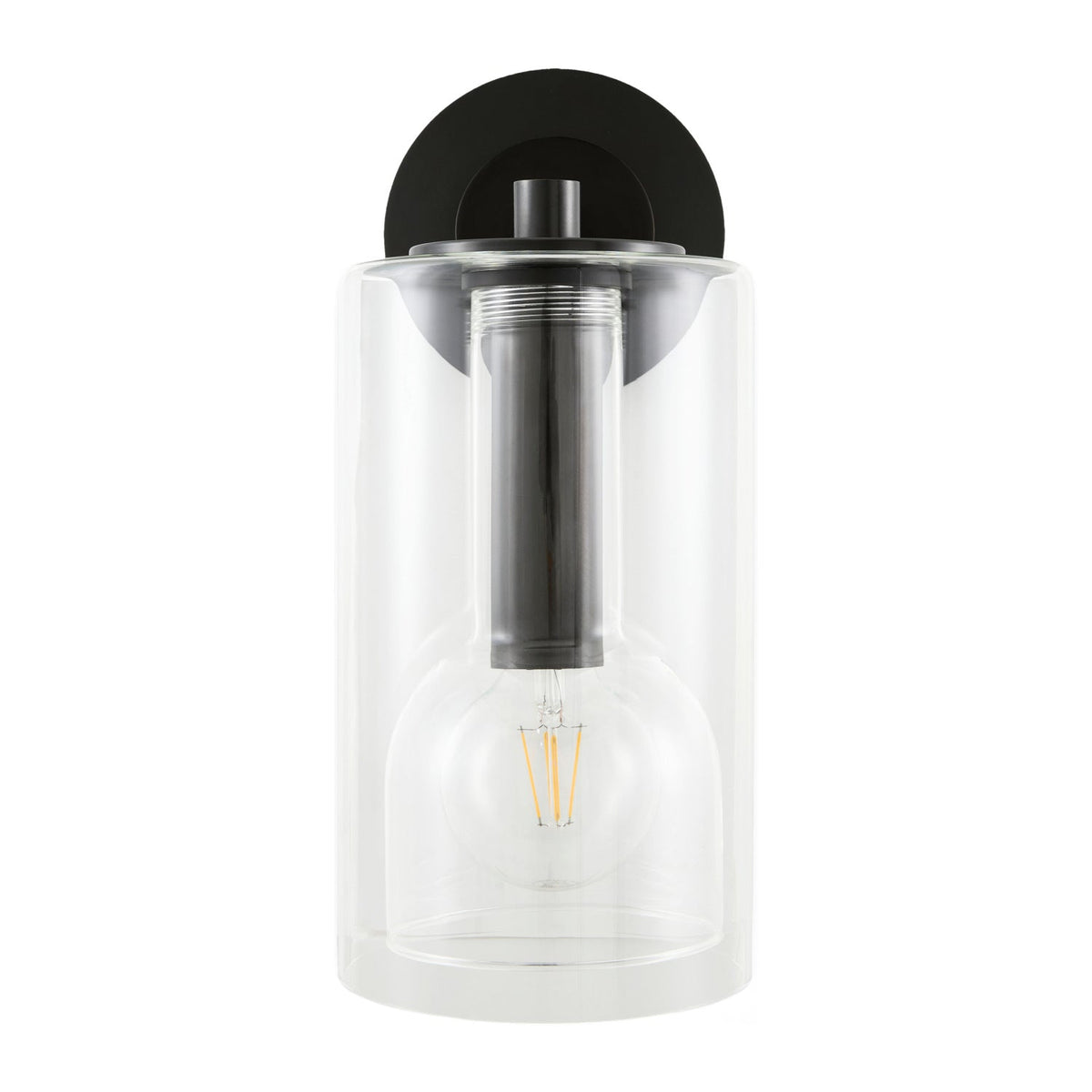 Modern European furniture - Clear Glass Wall Lamp - www.oroa.com