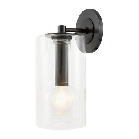 Modern European furniture - Clear Glass Wall Lamp - www.oroa.com