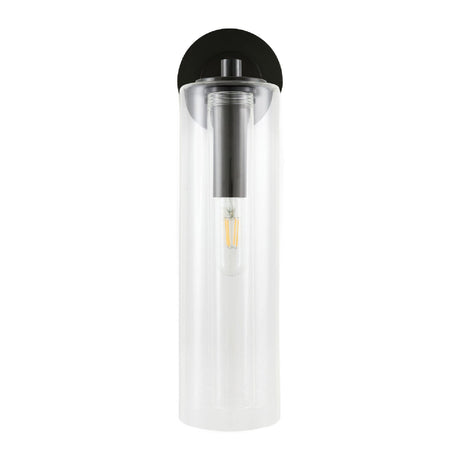 Modern European furniture - Tubular Clear Glass Wall Lamp - www.oroa.com