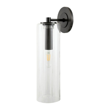 Modern European furniture - Tubular Clear Glass Wall Lamp - www.oroa.com