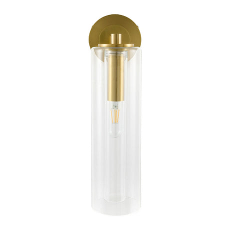 Modern European furniture - Tubular Clear Glass Wall Lamp - www.oroa.com