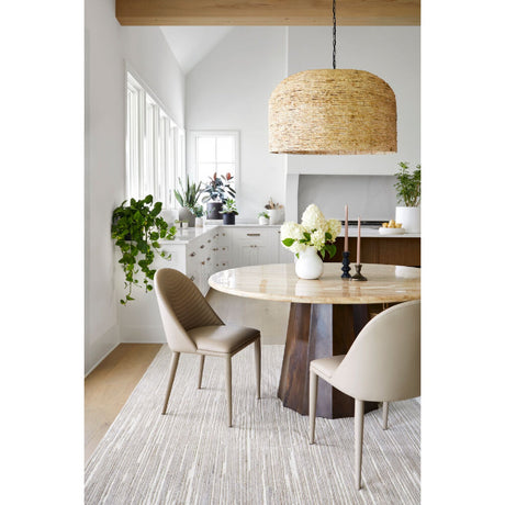 Modern European furniture - Rattan Dome Pendant Lamp - www.oroa.com