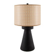 Modern European furniture - Brown Linen Accent Table Lamp - www.oroa.com