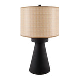 Modern European furniture - Brown Linen Accent Table Lamp - www.oroa.com