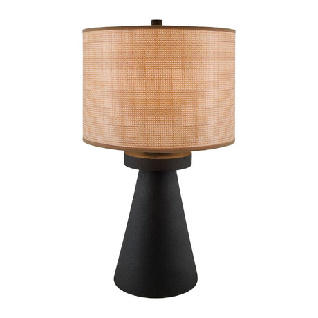 Modern European furniture - Brown Linen Accent Table Lamp - www.oroa.com
