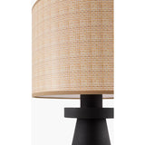Modern European furniture - Brown Linen Accent Table Lamp - www.oroa.com