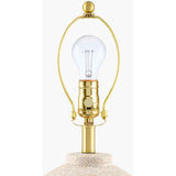 Modern European furniture - Blue Patterned Fabric Table Lamp - www.oroa.com
