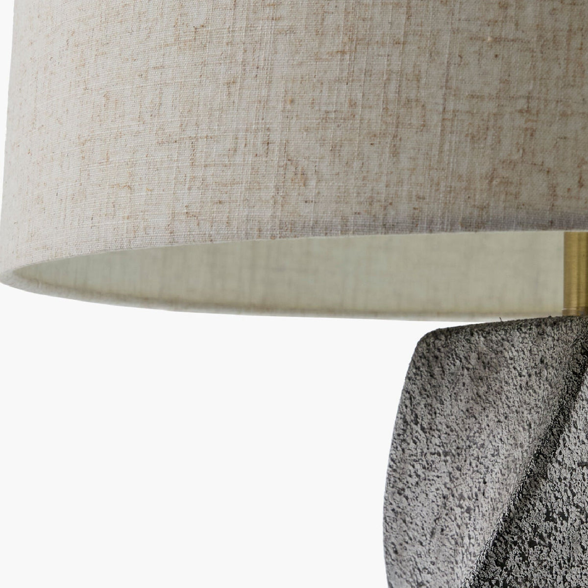 Modern European furniture - Twisted Ceramic Accent Table Lamp - www.oroa.com