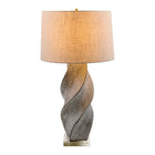 Modern European furniture - Twisted Ceramic Accent Table Lamp - www.oroa.com