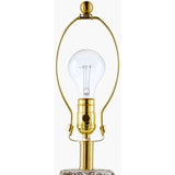 Modern European furniture - Twisted Ceramic Accent Table Lamp - www.oroa.com