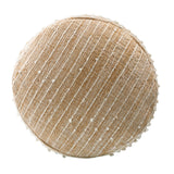 Modern European furniture - Beaded Beige Outdoor Pouf - www.oroa.com