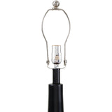 Modern European furniture - Ceramic White Linen Table Lamp - www.oroa.com