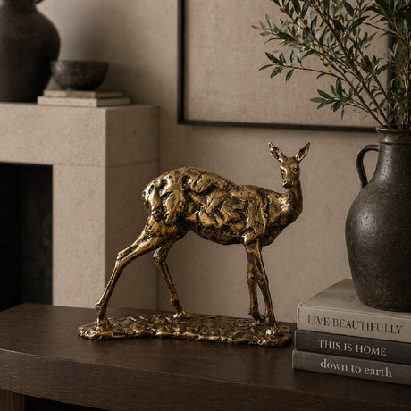 Modern European furniture - Antiqued Iron Decorative Sculpture - www.oroa.com