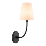 Modern European furniture - White Cotton Shade Wall Lamp  - www.oroa.com
