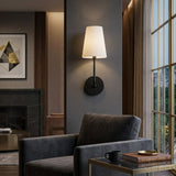 Modern European furniture - White Cotton Shade Wall Lamp  - www.oroa.com