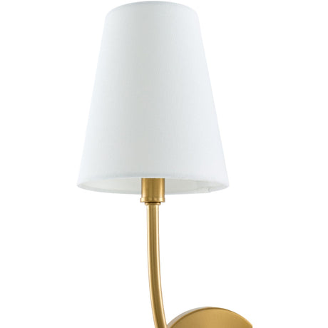 Modern European furniture - White Cotton 2-Light Wall Lamp  - www.oroa.com