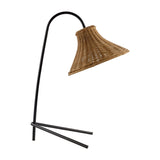 Modern European furniture - Tan Rattan Accent Table Lamp - www.oroa.com