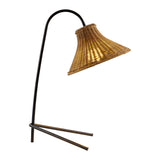 Modern European furniture - Tan Rattan Accent Table Lamp - www.oroa.com
