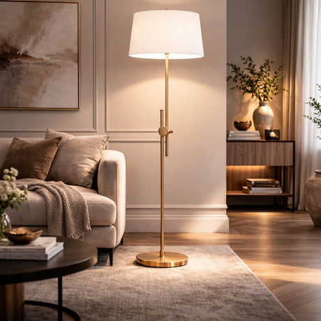 Modern European furniture - Antiqued Metallic Floor Lamp - www.oroa.com