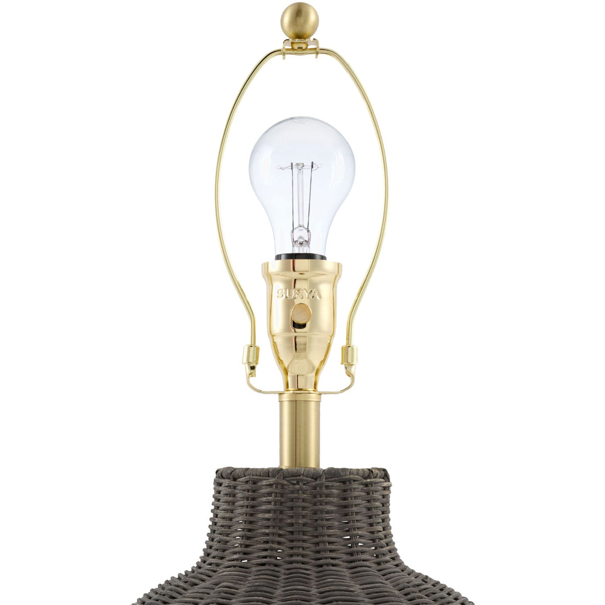 Modern European furniture - Rattan Base Accent Table Lamp S - www.oroa.com