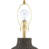 Modern European furniture - Rattan Base Accent Table Lamp S - www.oroa.com