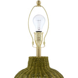 Modern European furniture - Rattan Base Accent Table Lamp S - www.oroa.com
