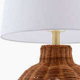 Modern European furniture - Rattan Base Accent Table Lamp S - www.oroa.com