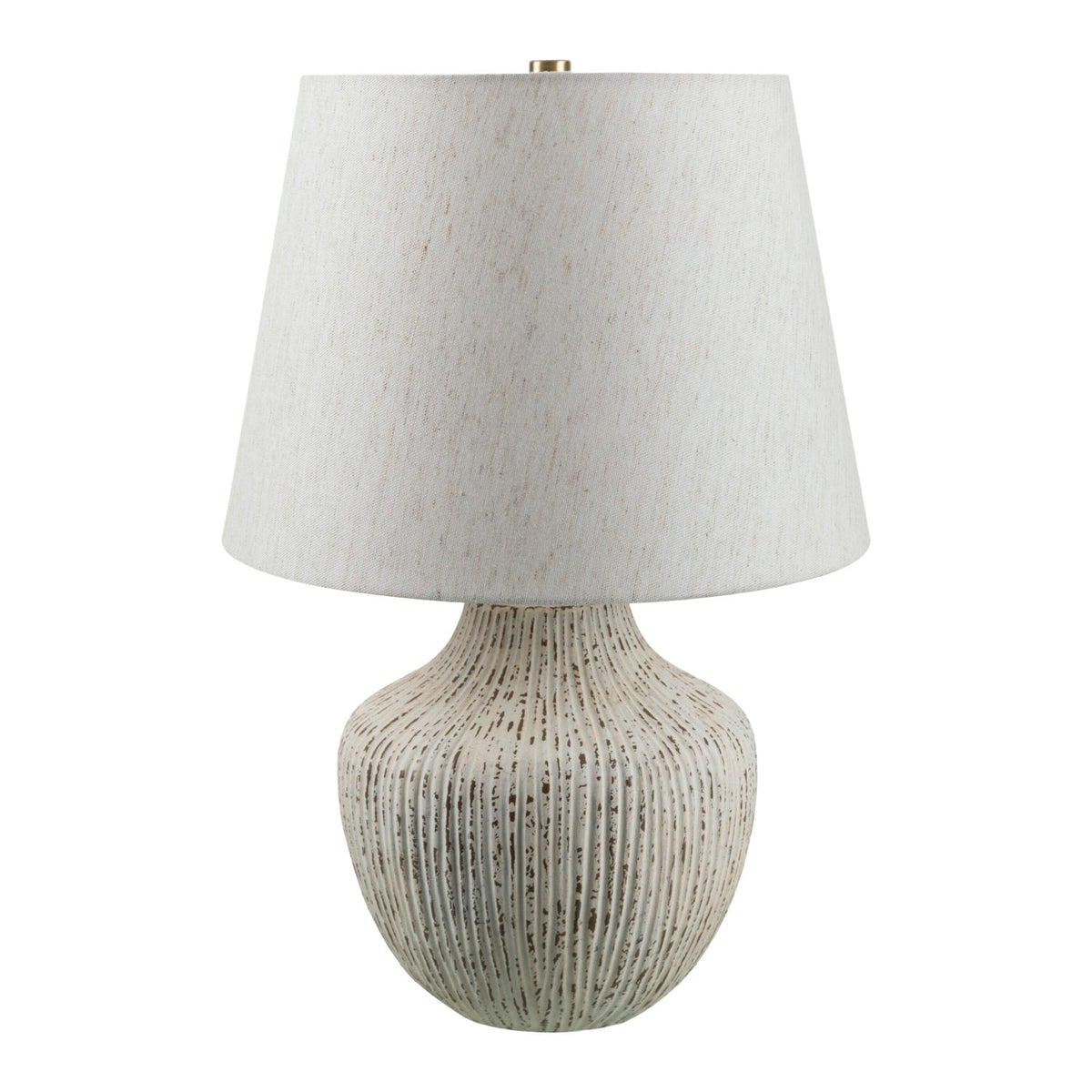 Modern European furniture - Chrome White Ceramic Table Lamp - www.oroa.com