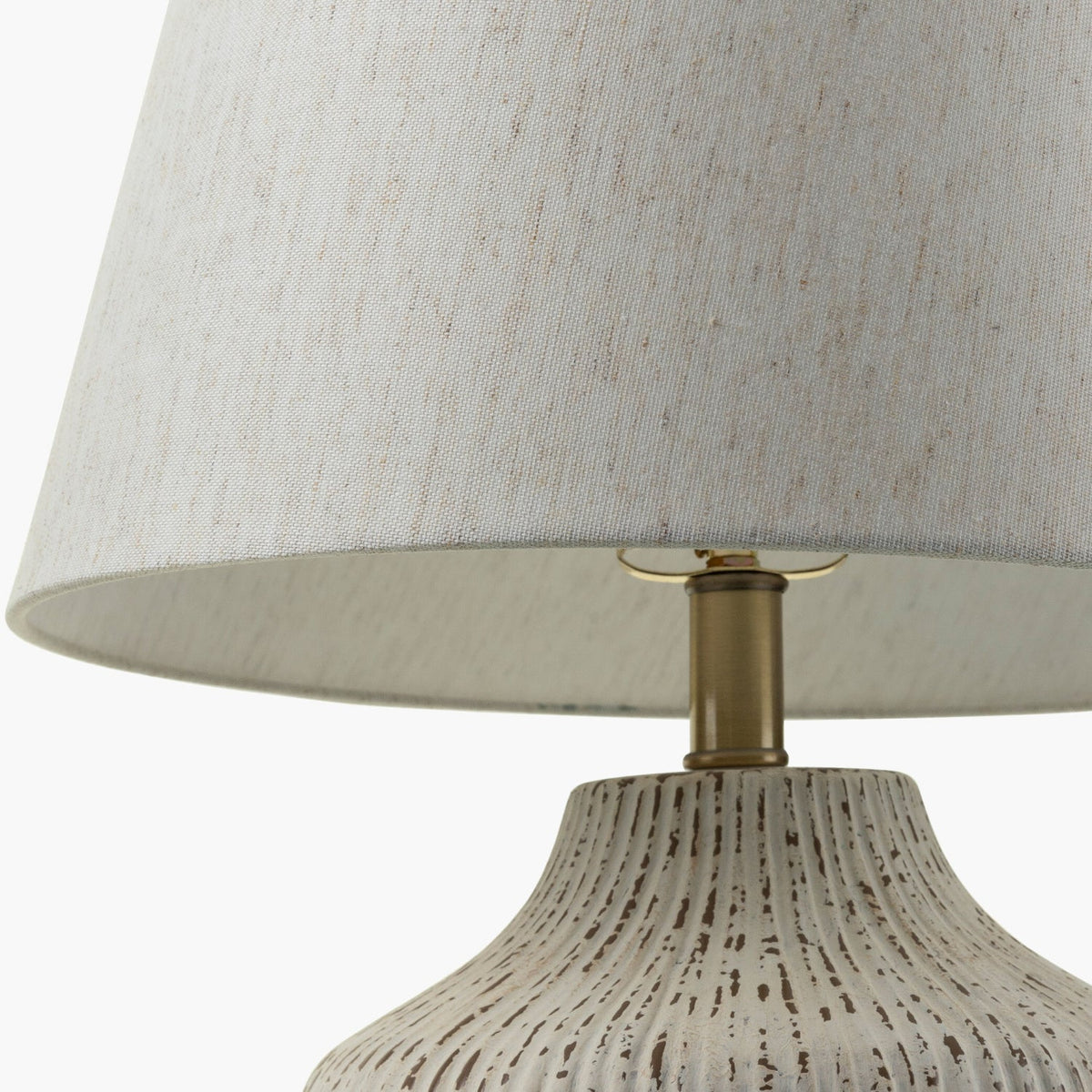 Modern European furniture - Chrome White Ceramic Table Lamp - www.oroa.com