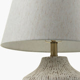 Modern European furniture - Chrome White Ceramic Table Lamp - www.oroa.com