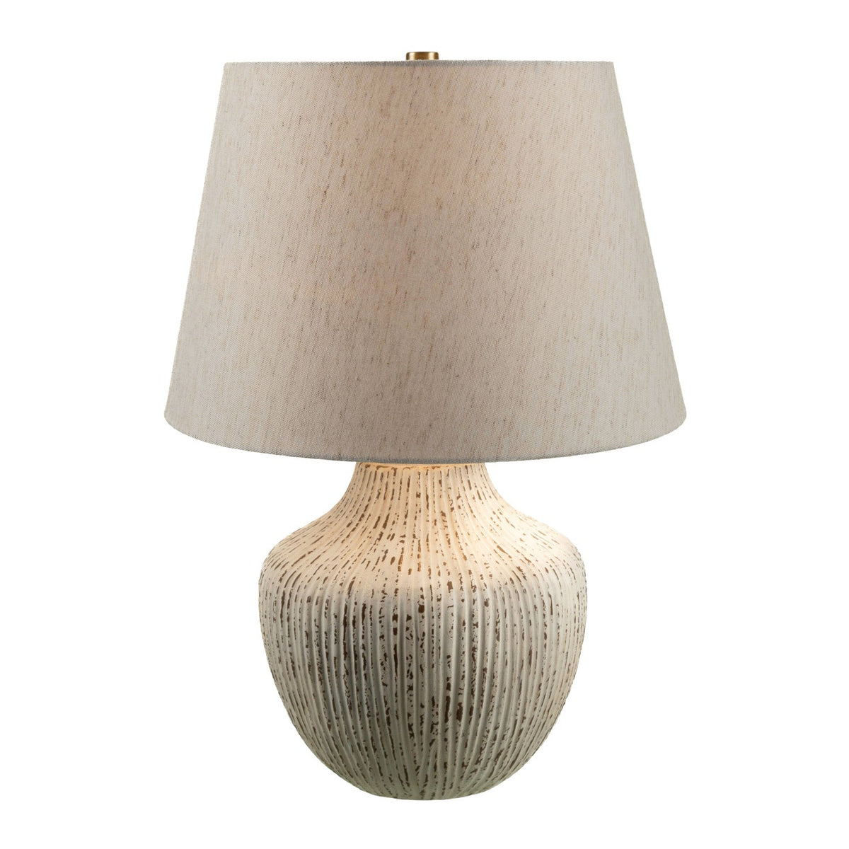 Modern European furniture - Chrome White Ceramic Table Lamp - www.oroa.com