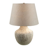 Modern European furniture - Chrome White Ceramic Table Lamp - www.oroa.com