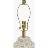 Modern European furniture - Chrome White Ceramic Table Lamp - www.oroa.com