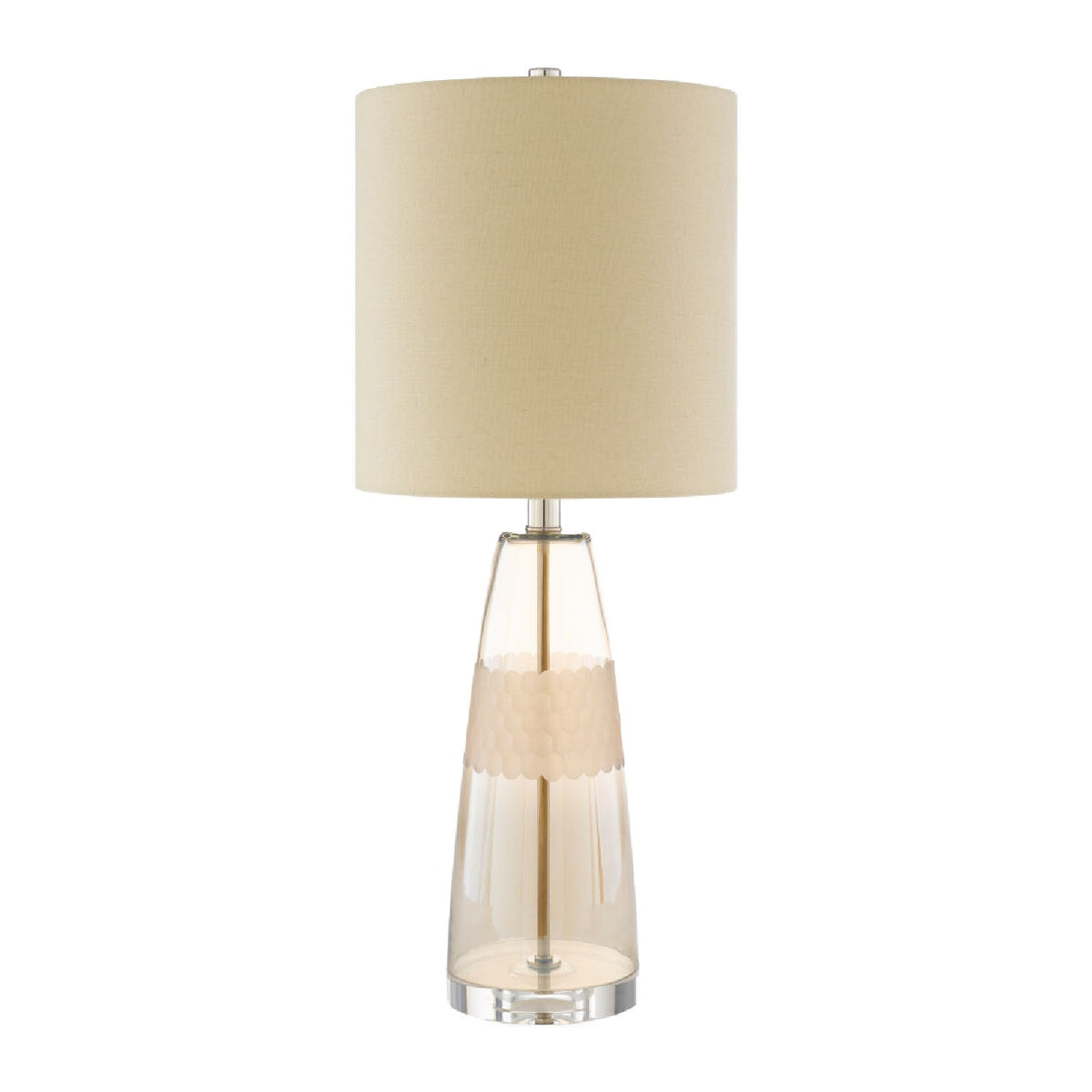 Modern European furniture - Clear Glass Accent Table Lamp - www.oroa.com