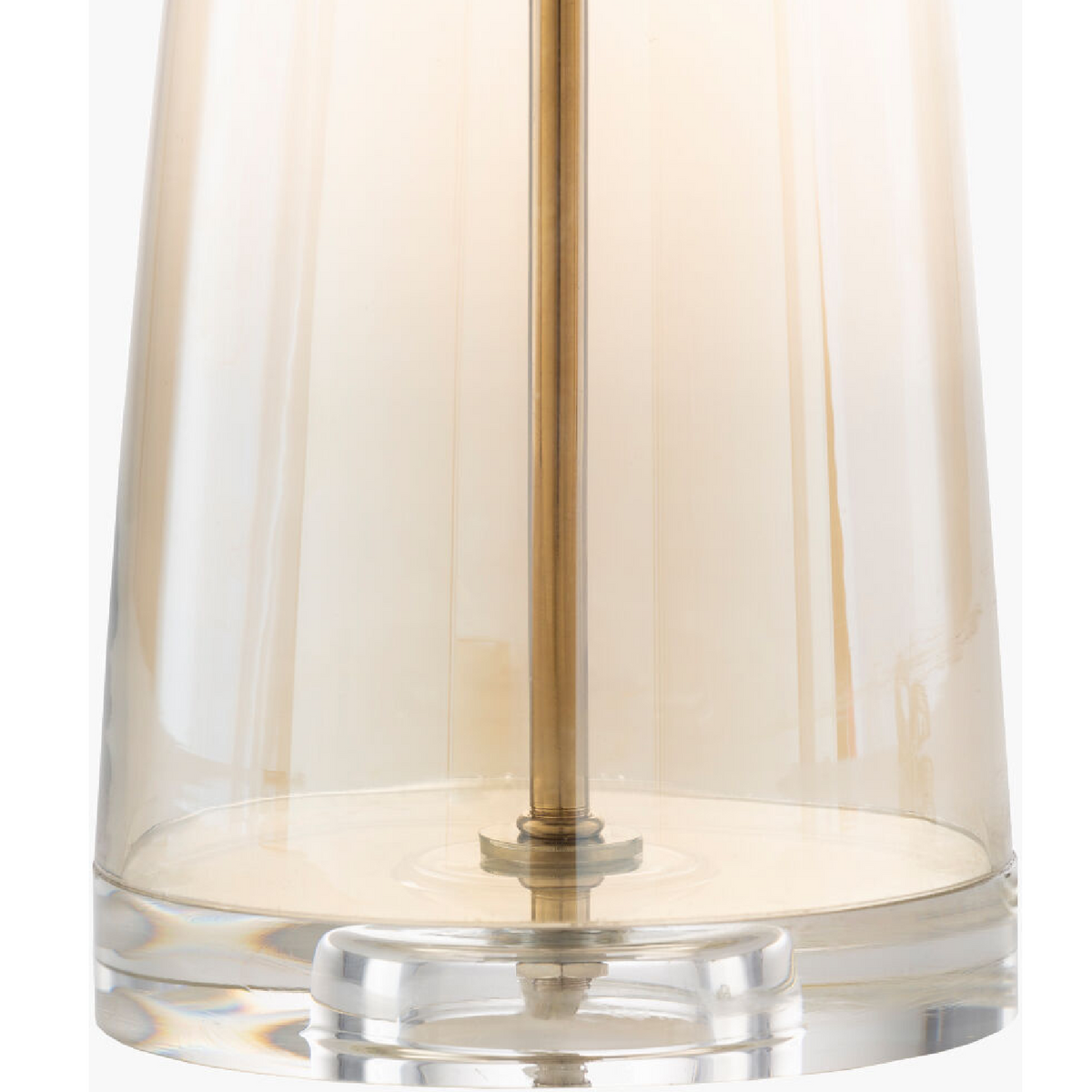 Modern European furniture - Clear Glass Accent Table Lamp - www.oroa.com