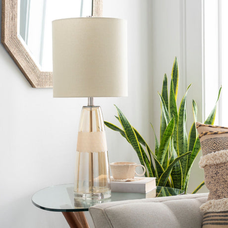 Modern European furniture - Clear Glass Accent Table Lamp - www.oroa.com