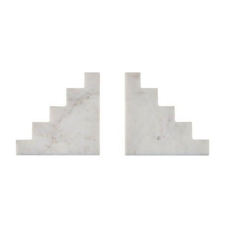 Modern European furniture - Marble Stairs Bookends (2) - www.oroa.com
