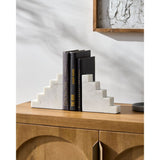 Modern European furniture - Marble Stairs Bookends (2) - www.oroa.com