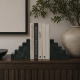 Modern European furniture - Marble Stairs Bookends (2) - www.oroa.com